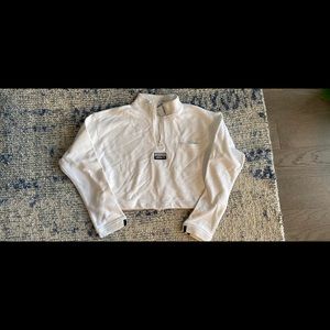 BNWT Adidas Cropped Quarter Zip Sweatshirt